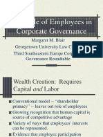 The Role of Employees in Corporate Governance