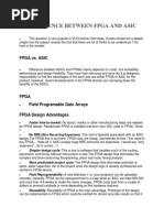 Difference Between FPGA and ASIC