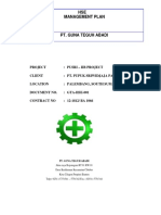 HSE Management Plan for Pusri II-B Project