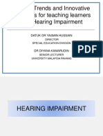 DR Hussain - Teaching Learners With Hearing Impairment