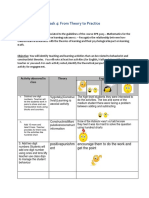 Teaching Practice Task 4: From Theory To Practice: Activity Observed in Class Theory Engagement