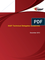 IAAF Technical Delegates Guidelines PDF