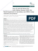 The Natural History Of, and Risk Factors For, Progressive Chronic Kidney Disease (CKD) : The Renal Impairment in Secondary Care (RIISC) Study Rationale and Protocol