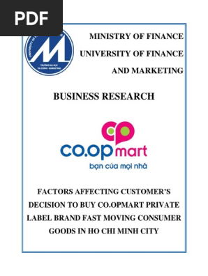 Consumer Intention in Buying At The Supermarket