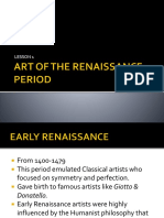 Art of The Renaissance Period