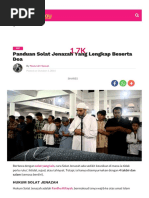 Cara Solat Jenazah Yang Lengkap Beserta Doa Maksud