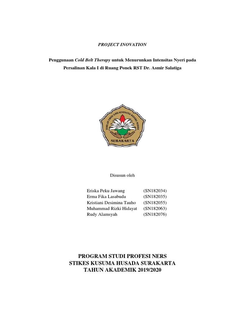 Project Innovasi | PDF | Kesehatan Holistik
