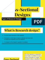 Cross-Sectional Designs Explained