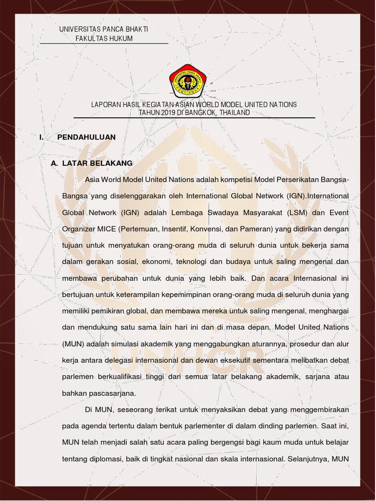 Laporan Awmun Pdf
