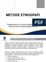 MPK 8 Metode Etnografi