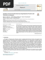 Analysis of Stock Market Data by Using Dynamic Fourier and Wavelets Teknik