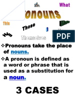 Cases of Pronoun