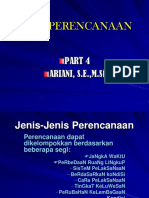 Jenis - Jenis Perencanaan