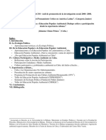 Ecología Política y Educación Popular Ambiental: Dialogo Crítico y Participación Desde La Experiencia Cubana.