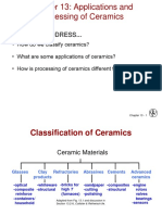 Chapter 13 - Applications and Processing of Ceramics