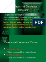 The Theory of Consumer Behavior