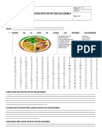 Evaluacion Estilos de Vida Saludable