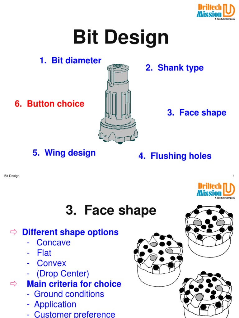 Comprehensive Guide to Bit Design | PDF | Drilling | Nature