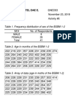 BSB 1-2 November 23, 2019 19-01-0272 Activity #6