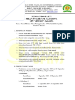 Pedoman Lomba Kti Pekan Intelektual Mahasiswa Upn "Veteran" Jakarta