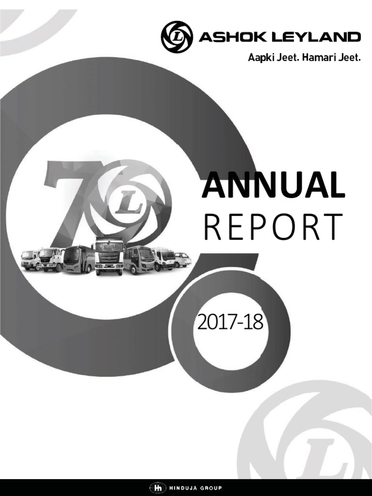 Ashok Leyland Annual Report 201718 PDF Equity (Finance) Board Of Directors