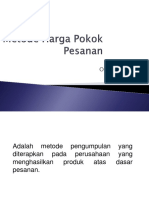 Metode Harga Pokok Pesanan 2