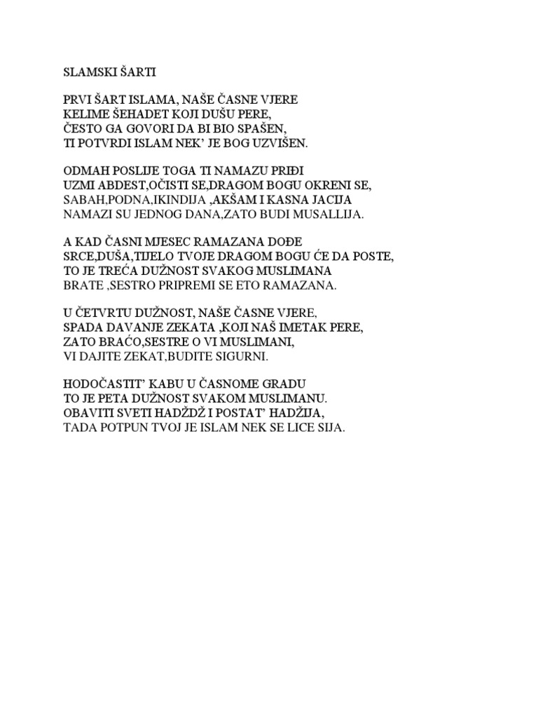 Recitacije Za 27 Noć PDF