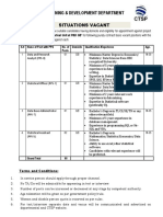 Planning Department Vacancies for Statistical Roles