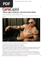 2015.08.20 - CartaCapital - “Minha Vagina é Poderosa”, Diz Homem Trans Ativista