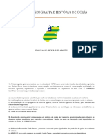 Simulado Geografia e História de Goiás (1)