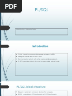 PL/SQL: Submitted By: Nabanita Sarkar