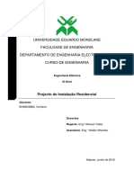 Projecto de I. Residêncial PDF