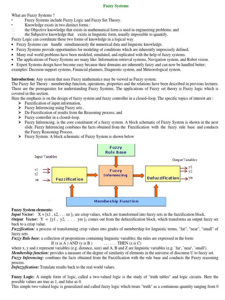 7EE3A Artificial Intelligence Techniques Unit-5 | PDF | Fuzzy Logic ...