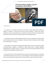 Cardeal Alemão Marx Elogia o Pai Do Comunismo Karl Marx PDF