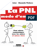La PNL Mode D Emploi PDF
