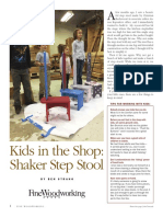 Kids in the Shop: Shaker Step Stool Build