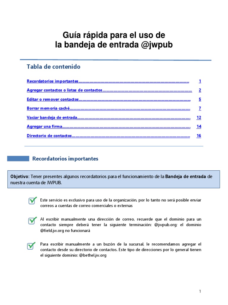 MNL Guía Rápida para El Uso de @Jwpub-S | PDF | explorador de Internet |  Software