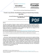 Tomato Crop Disease Classification Using Pre-Trained Deep Learning Algorithm