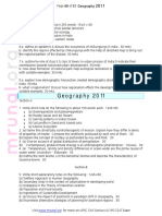 Extract Pages From Civil Service Geography (Mains) Previous 33 Years Question Papers (1979-2011) by (WWW - Mrunal.org) For UPSC IAS IPS Exam