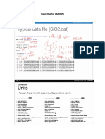 Structure - Dat: Input Files For LAMMPS