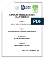 Gestion Sis de La Calidad U4 PDF