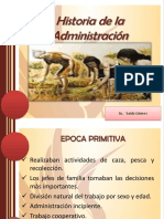 Historia Administración breve evolución