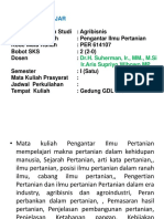 Kontrak Belajar: Dr.H. Suherman, Ir., MM., M.Si Ir - Aris Supriyo Wibowo, MP