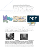 Geography Assessment-Housing Provision in Glasgow