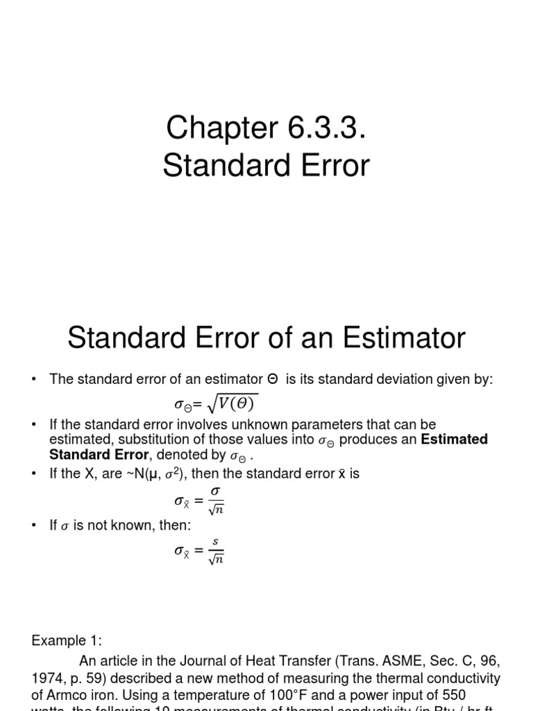 6.3.311 Standard Error Errors And Residuals Free 30day Trial