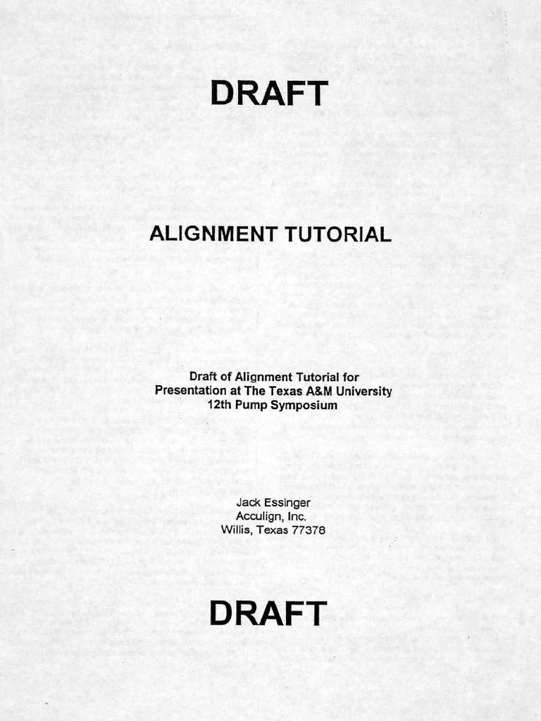 Alignment Tutorial PDF