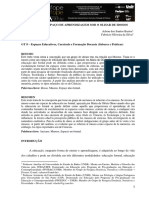 Espaços Educativos, Currículo e Formação Docente PDF