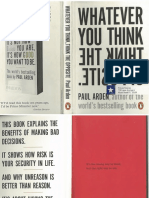 Whatever You Think Think The Opposite by Paul Arden - Text PDF