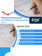 Signing Document PowerPoint Template