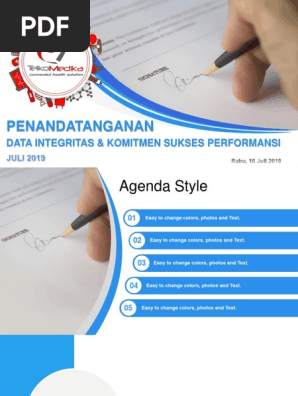 Signing Document PowerPoint Template